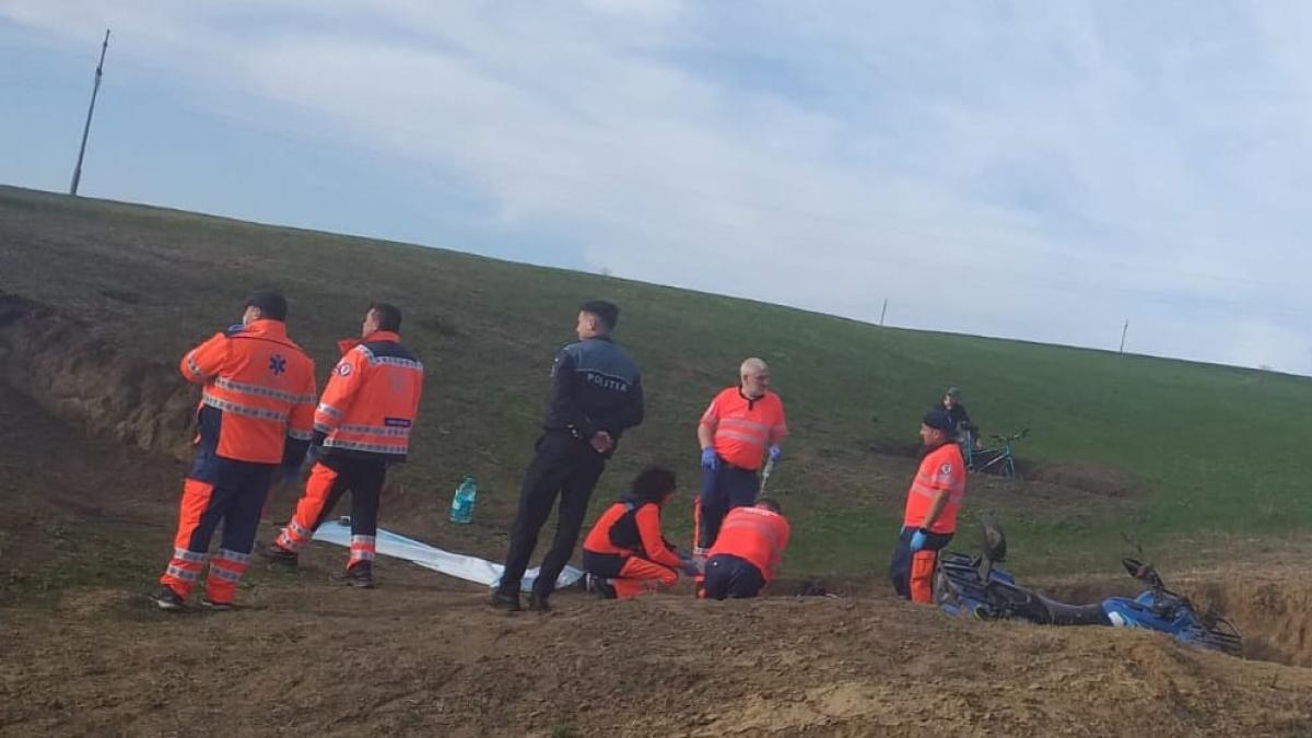 Un tânăr a murit de Paște după ce s-a răsturnat cu un ATV