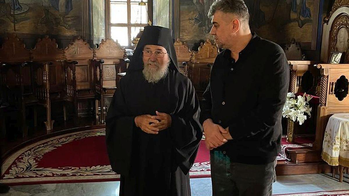 Președintele PSD Marcel Ciolacu, urări de Ziua Forțelor Terestre, de la Sfântul Munte Athos