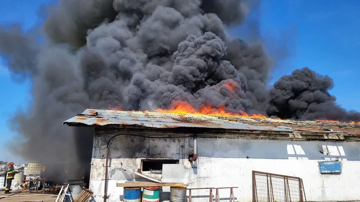 Incendiu devastator în Giurgiu!