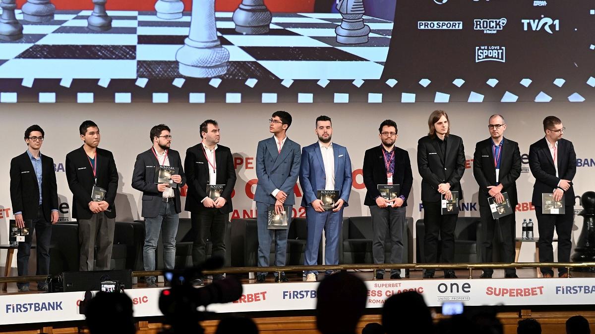 Mințile briliante ale șahului mondial au deschis Superbet Chess Classic România 2023