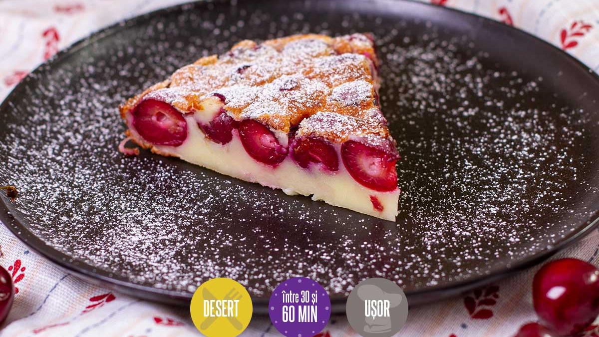 Ce mâncăm în luna mai? Clafoutis cu cireșe, cum vă place