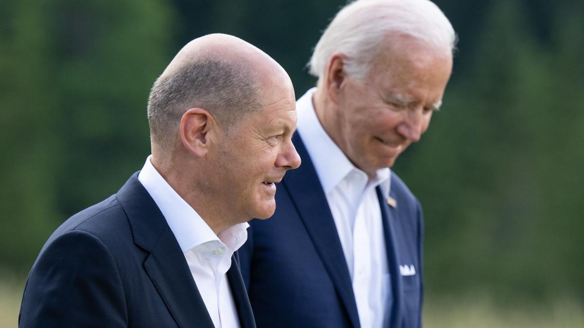Scholz îşi doreşte ca Biden să obţină un nou mandat de preşedinte al SUA