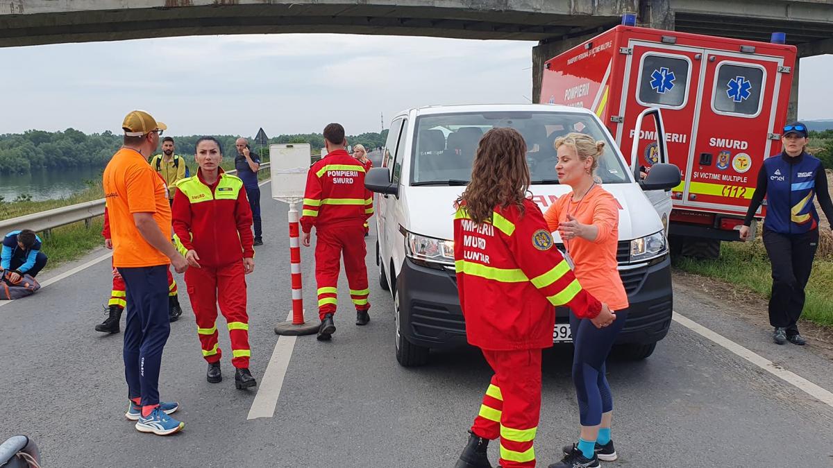 Trafic restricționat pe DN 3 pentru concursul de înot, ciclism și alergare Danubeman
