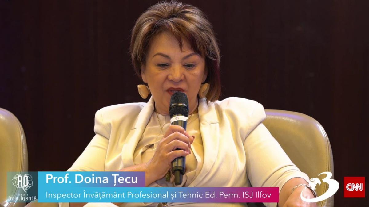 Doina Țecu, inspector ISJ Ilfov: "Există o reticență a operatorilor economici din zonă de a oferi burse elevilor"