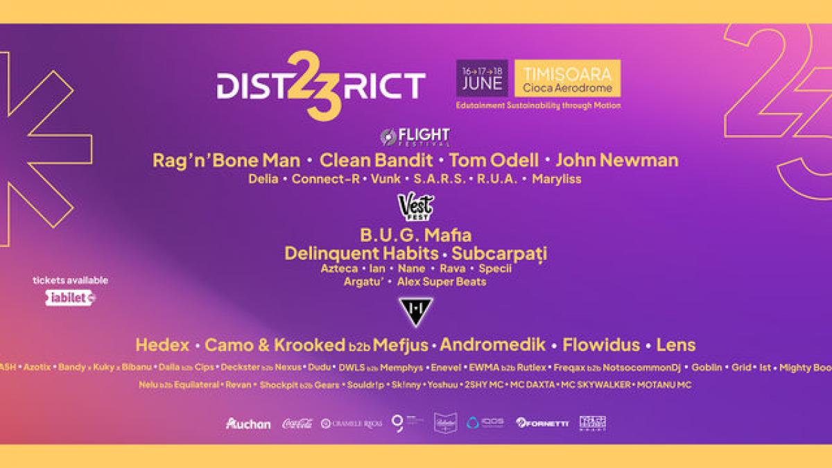 Trei zile de distracție la cel mai mare festival din vestul României, District23