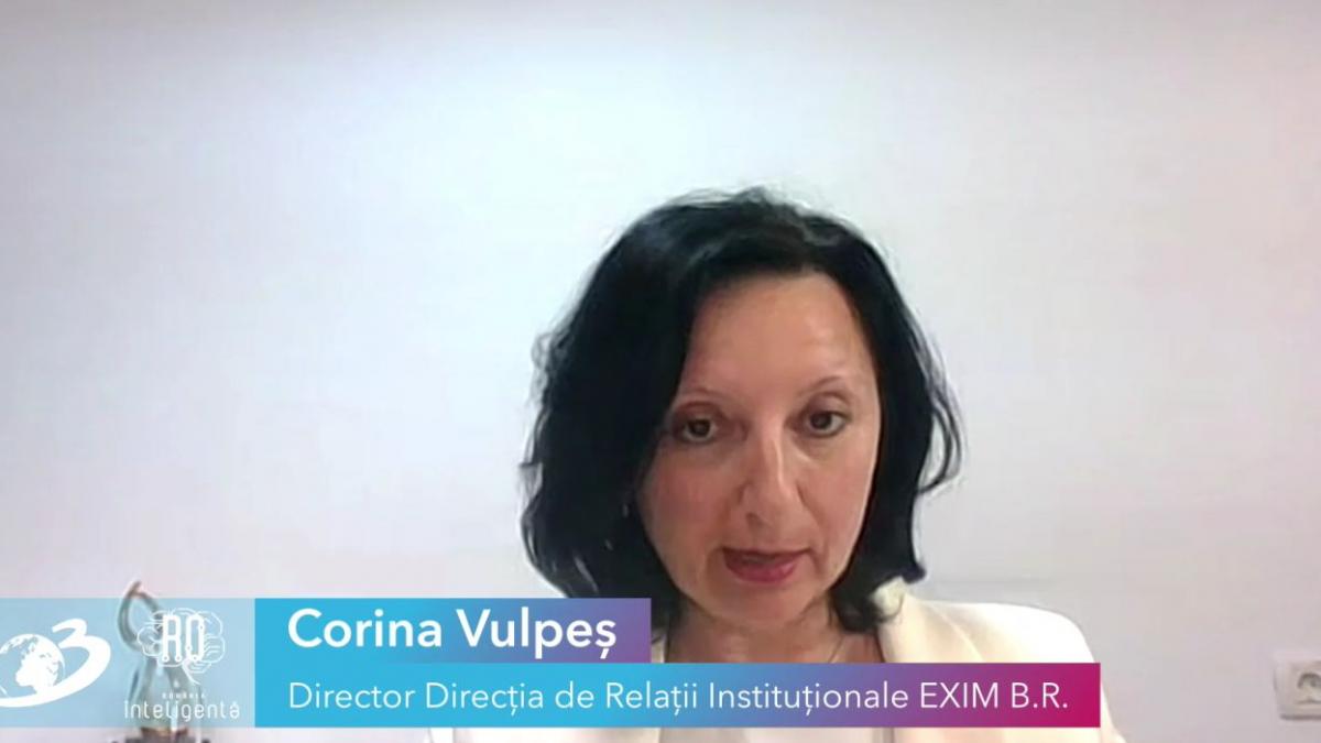 Corina Vulpeș, Exim Banca Românească: „Venim cu garanții de stat prin care oferim certitudinea că proiectele sunt de succes”