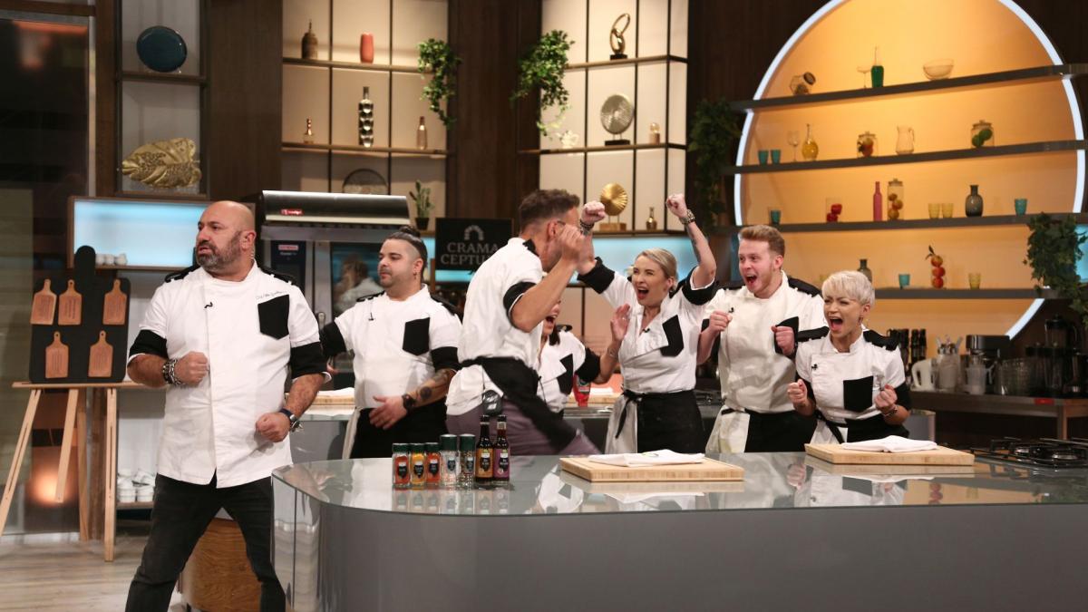 Seară trepidantă, cu 2 amulete în bucătăria Chefi la cuțite. Show-ul culinar își păstrează supremația în topul audiențelor