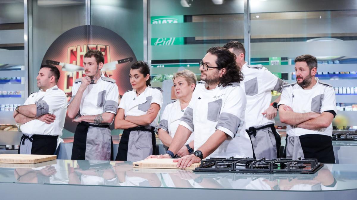 Verdict nedorit de Sorin Bontea și Florin Dumitrescu,  aseară, la Chefi la cuțite:  egalitate între echipele lor. Show-ul culinar, lider incontestabil de audiență