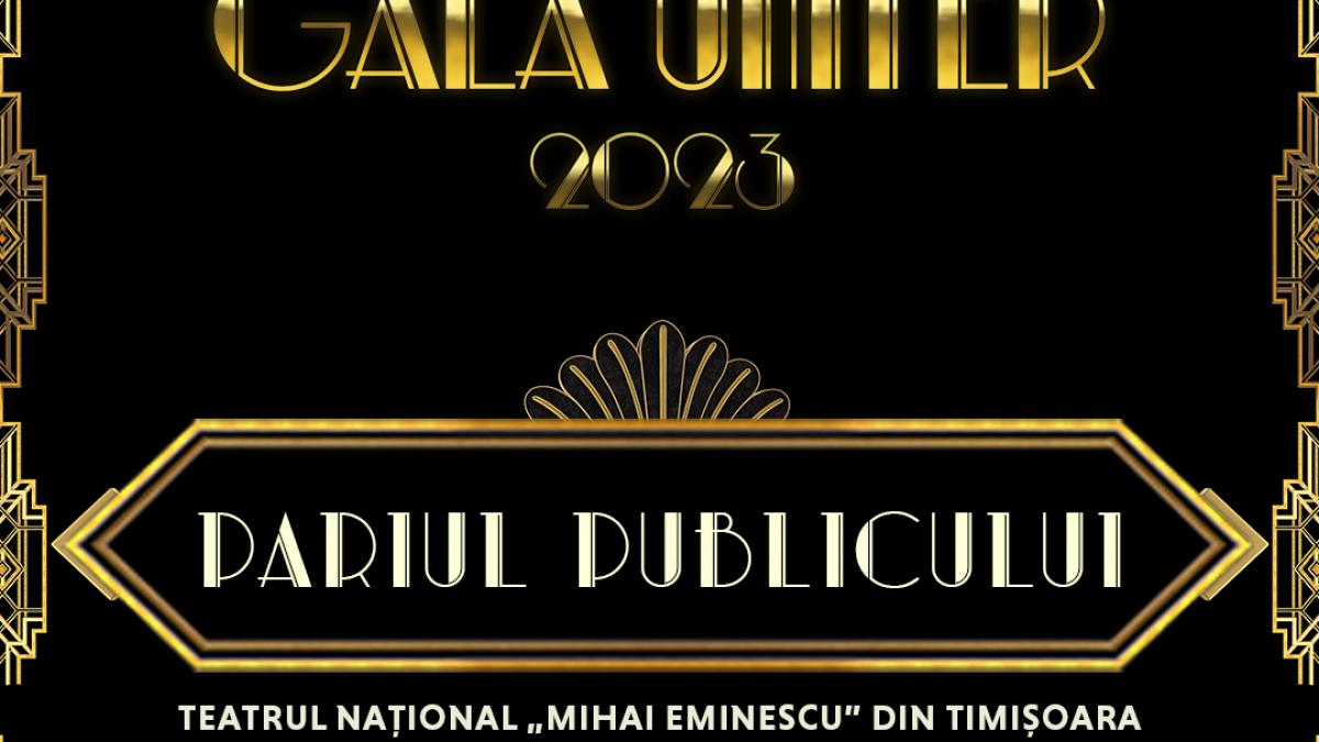 Un gest de a fi împreună în teatru. PARIUL PUBLICULUI la Gala Premiilor UNITER 2023