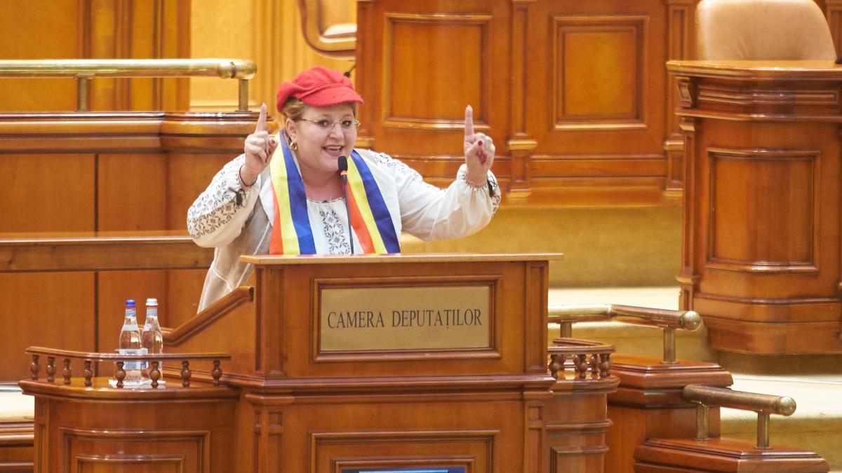 Șoșoacă lovește din nou. „Parlamentul României decide unirea României cu Republica Moldova”
