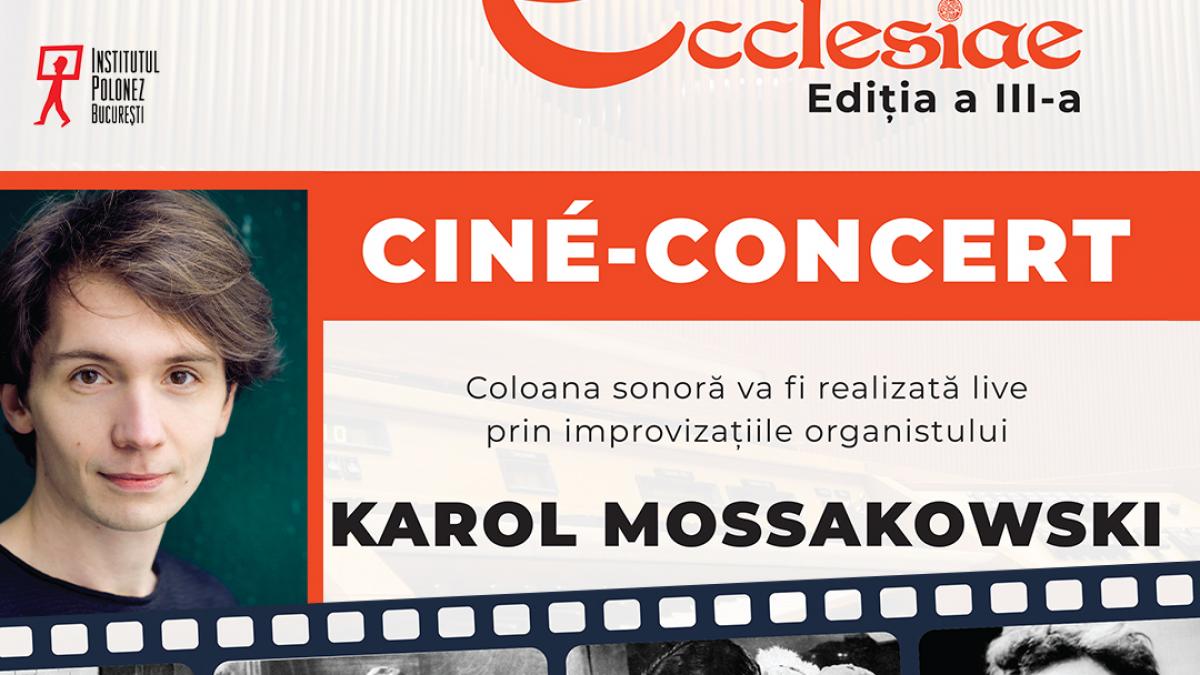 CINÉ-CONCERT LA SALA RADIO:  coloană sonoră interpretată live la orgă!