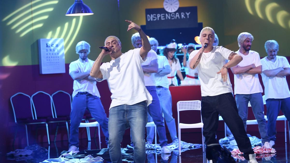 CRBL și Radu Țibulcă, o notă de originalitate adusă piesei lui Eminem în finala Te cunosc de undeva!: „Dacă Eminescu ar fi făcut muzică, sigur ar fi sunat ceva de genul ăsta“