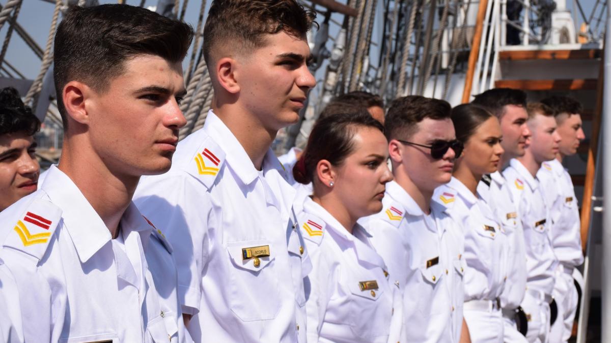 Studenții Academiei Navale „Mircea cel Bătrân”, practică marinărească în Marea Mediterană și Marea Neagră