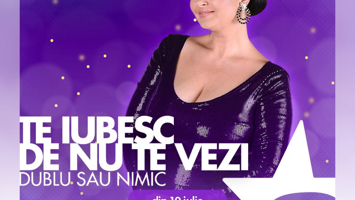 Emisiunea Te iubesc de nu te vezi – Dublu sau nimic, cu Gabriela Cristea, revine cu un nou sezon, la Antena Stars