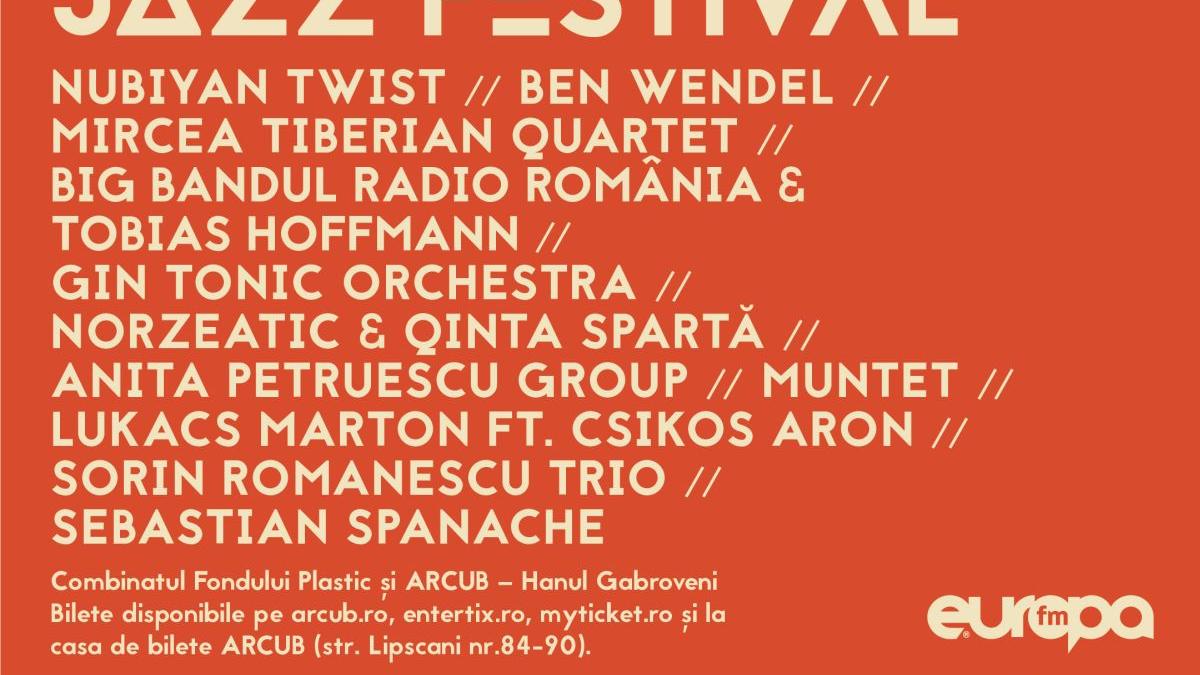 Save the Date: Bucharest Jazz Festival revine la Combinatul Fondului Plastic şi ARCUB – Hanul Gabroveni între 7 şi 10 septembrie