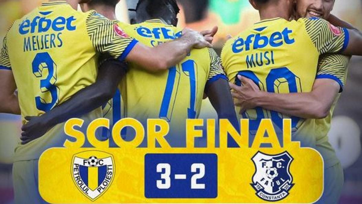 Petrolul Ploiești obține prima victorie a sezonului, în fața campioanei Farul Constanța