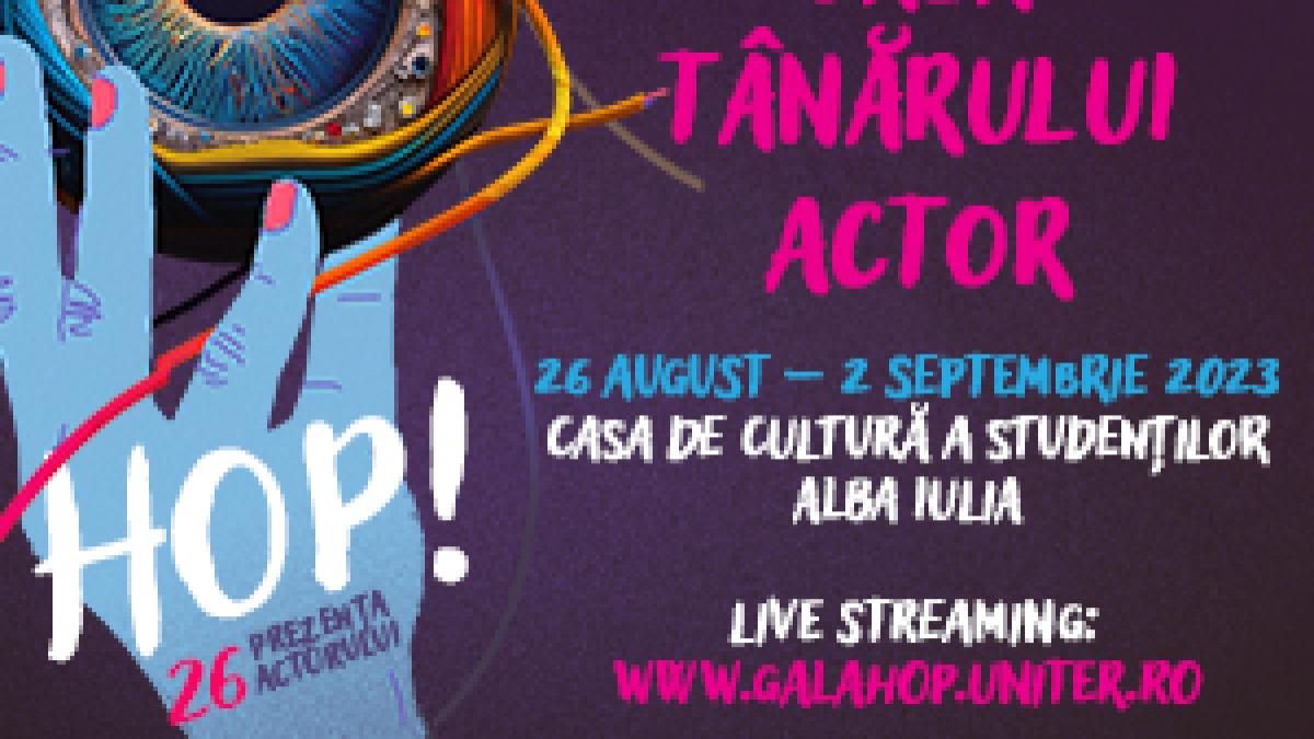 Urmăriţi Gala Tânărului Actor şi votaţi-vă favoriții HOP 2023