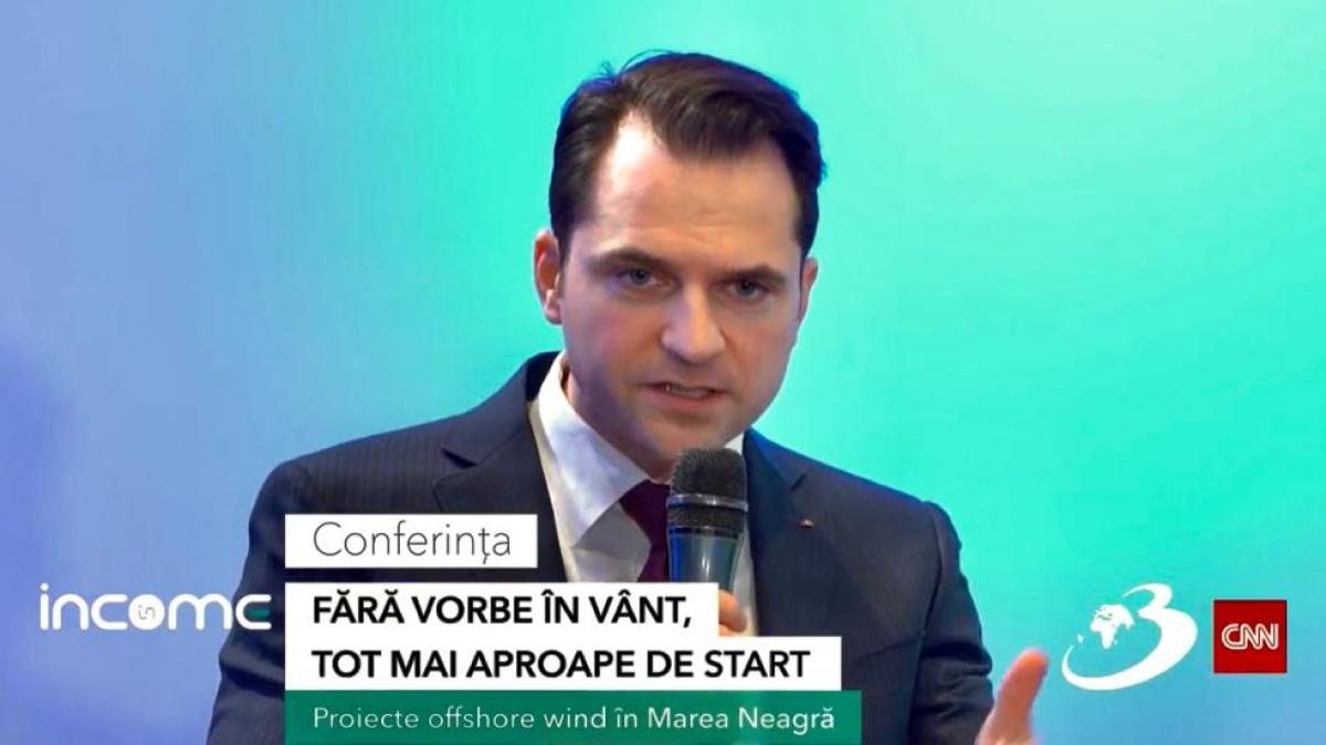 Sebastian Burduja anunță când va fi adoptată legea privind exploatarea energiei eoliene offshore