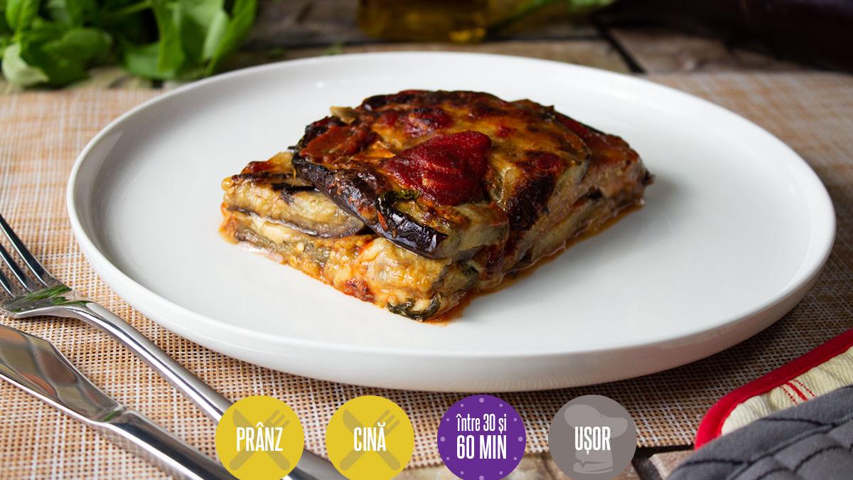Vinete parmigiana sau melanzane alla parmigiana, una dintre cele mai populare rețete din sudul Italiei