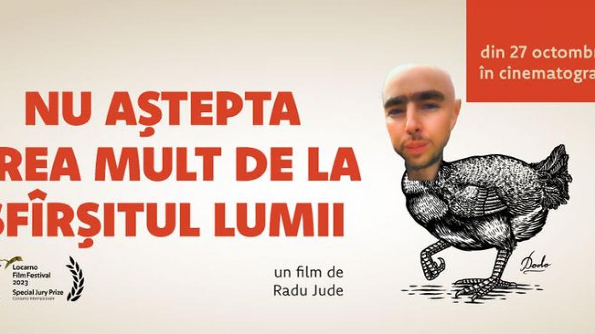 Proiecția filmului „Nu aștepta prea mult de la sfîrșitul lumii” în regia Radu Jude, la Cinema Elvire Popesco