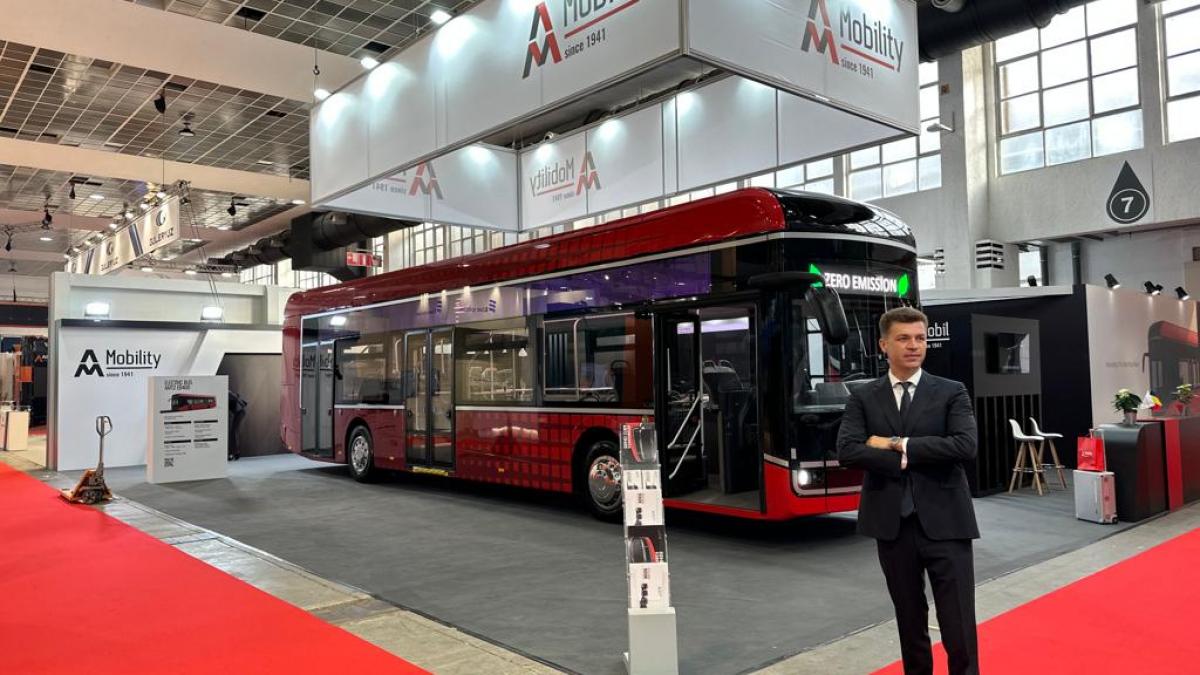 Automecanica Mediaș lansează, la Bruxelles, primul autobuz electric produs în România