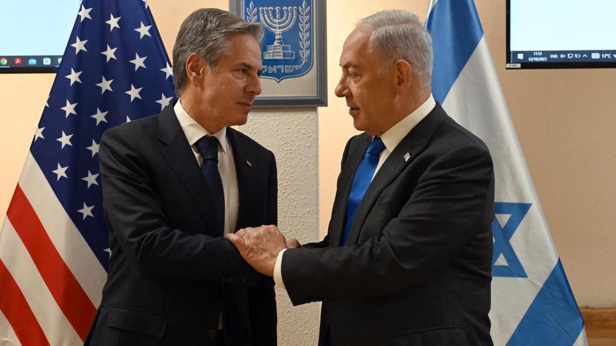 Blinken și Netanyahu s-au adăpostit într-un buncăr din Tel Aviv