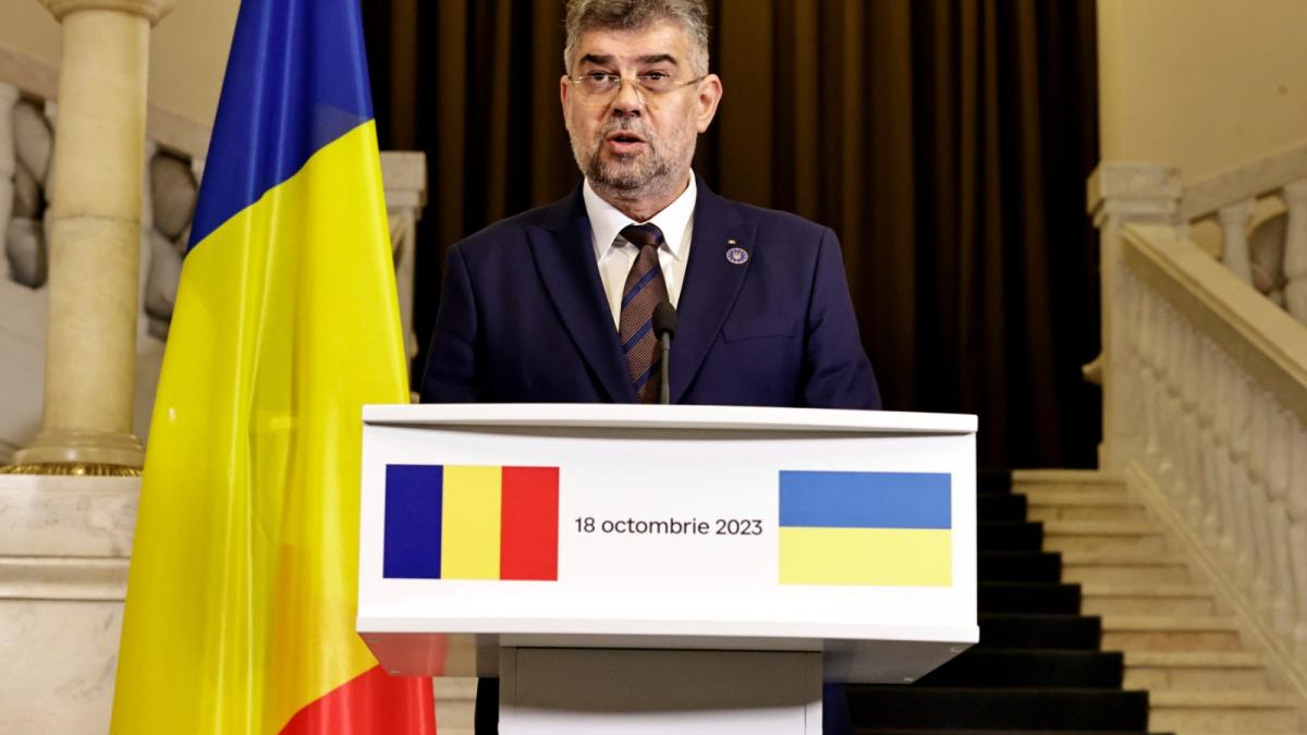 Ciolacu, în Ucraina: Îi mulțumesc premierului pentru decizia de a nu mai exista limba moldovenească