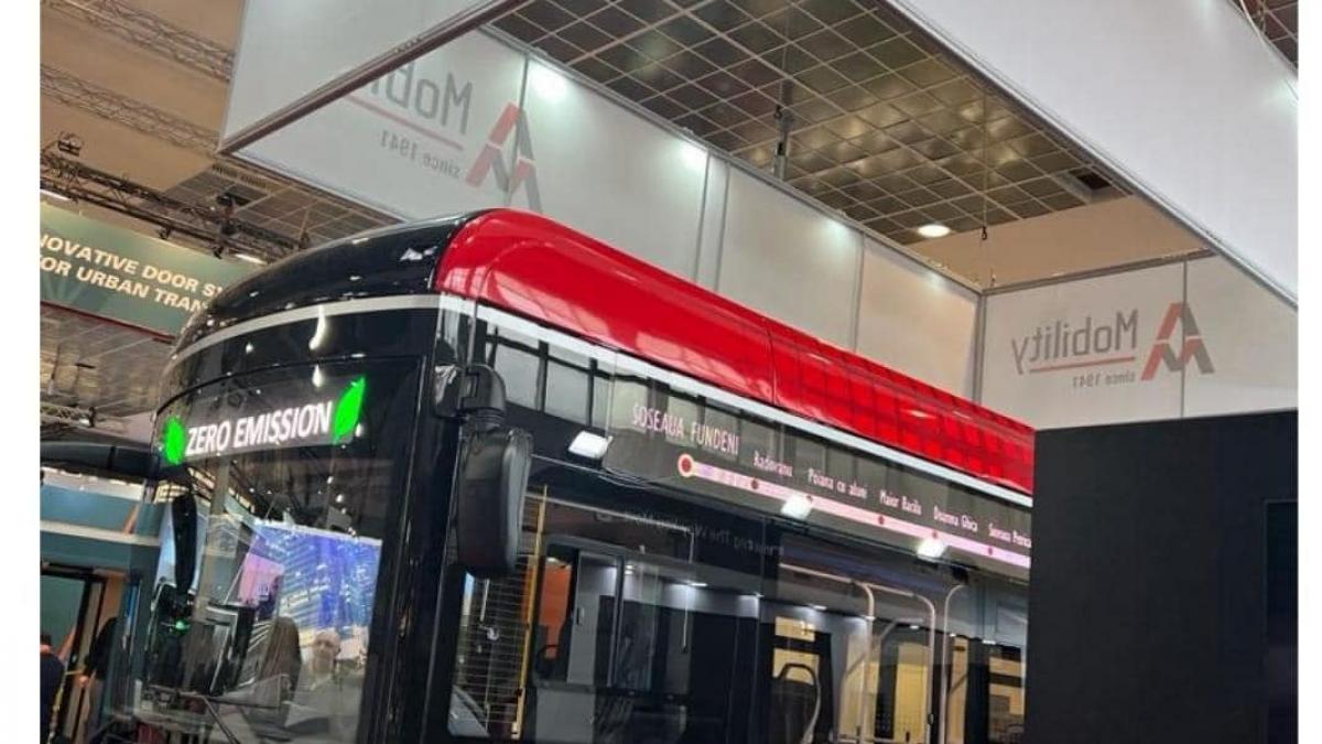 Cum arată primul autobuz electric FABRICAT în România, la Mediaș