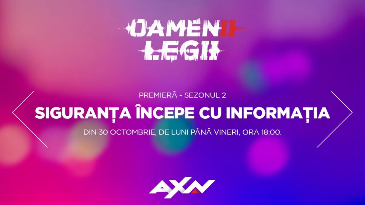 Antenna Entertainment anunță al doilea sezon din Oamenii Legii, care va avea premiera pe 30 octombrie, la AXN