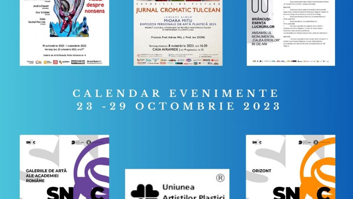Expoziții și evenimente din lumea artelor vizuale