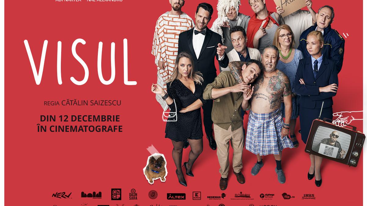 VISUL - o comedie ce dezvăluie o parte din culisele vieții de actor - se lansează în cinematografe în luna decembrie!