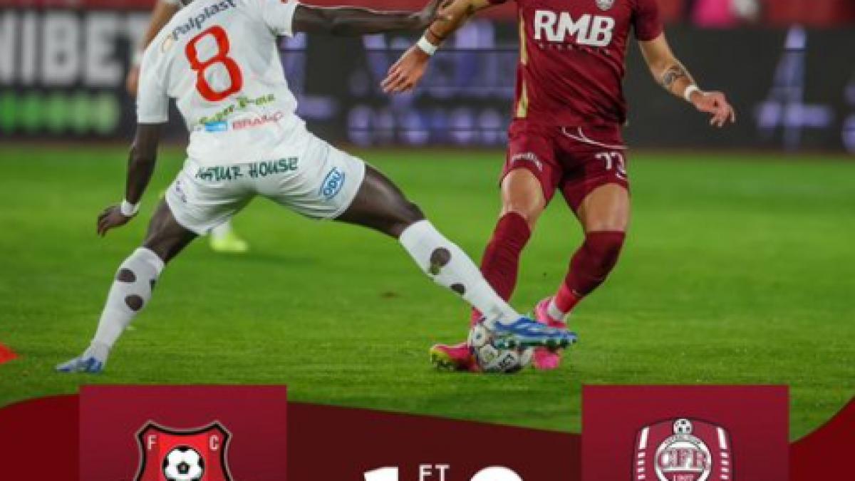 CFR Cluj perde la Sibiu și ratează trecerea în fruntea clasamentului Superligii la finele turului