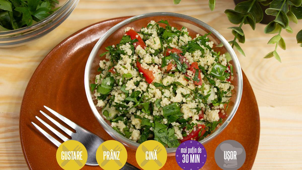 bucataria araba salata tabbouleh cuscus
