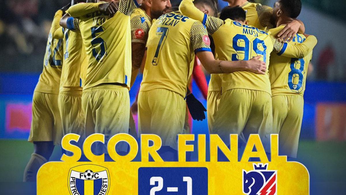 Petrolul Ploiești revine cu o victorie, după trei remize, învingând lanterna roșie cu 2-1