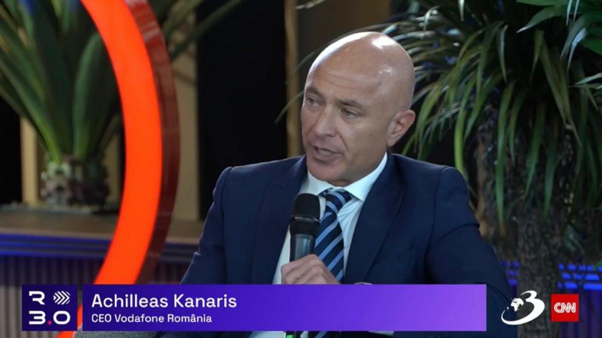 Achilleas Kanaris, CEO Vodafone Romania, identifică trei piloni cheie pentru dezvoltarea digitală a țării