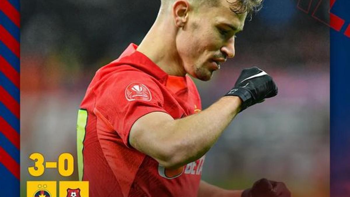 Superliga: FCSB învinge Hermannstadt și își consolidează prima poziție în clasament
