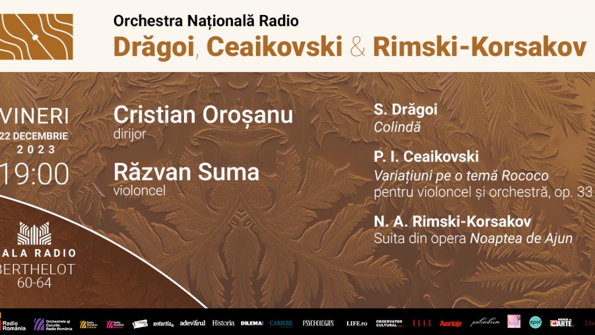 Suita din opera „Ajun de Crăciun” - Nikolai Rimski-Korsakov,  încheie anul la Sala Radio!