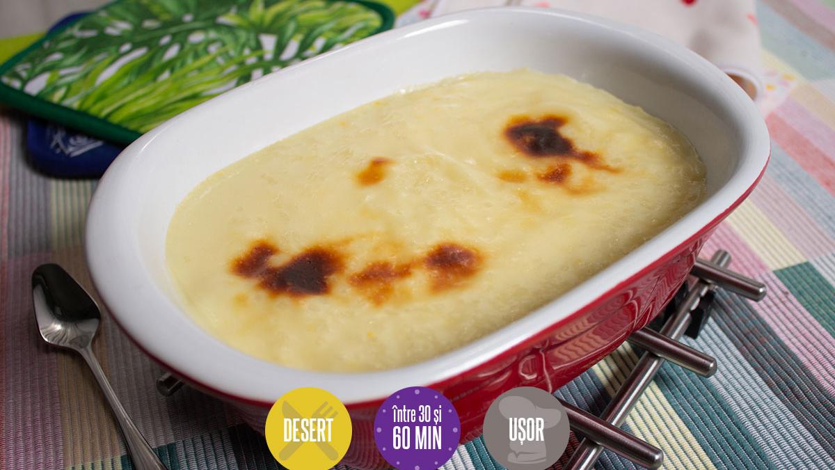 sutlac reteta desert turcesc crusta aurie