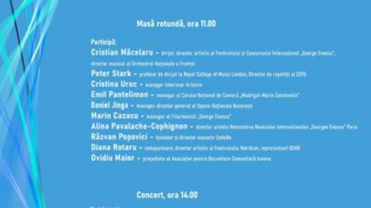 Mari personalități ale muzicii clasice dau startul CALENDARULUI INTERNAȚIONAL AL ARTELOR 2024, de Ziua Culturii Naționale, la Institutul Cultural Român