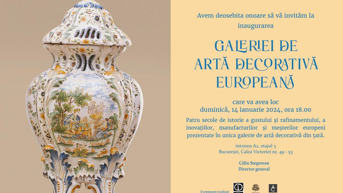 Ziua Culturii Naționale la MNAR. Inaugurarea Galeriei de Artă Decorativă Europeană