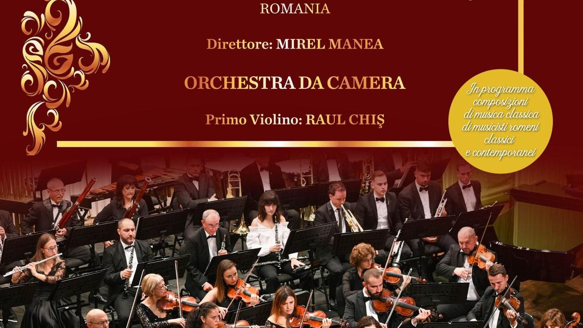 Concert extraordinar al Orchestrei de Cameră a Filarmonicii „George Enescu” din Botoşani, cu prilejul Zilei Culturii Naţionale, la Teatrul „Arnaldo Momo” din Veneţia Mestre