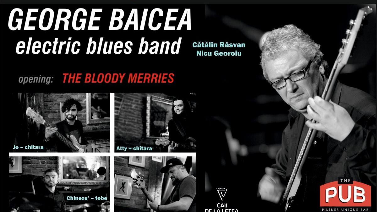 Trocadero Blues Nights prezintă George Baicea Electric Blues Band pe 27 aprilie la The Pub Universităţii
