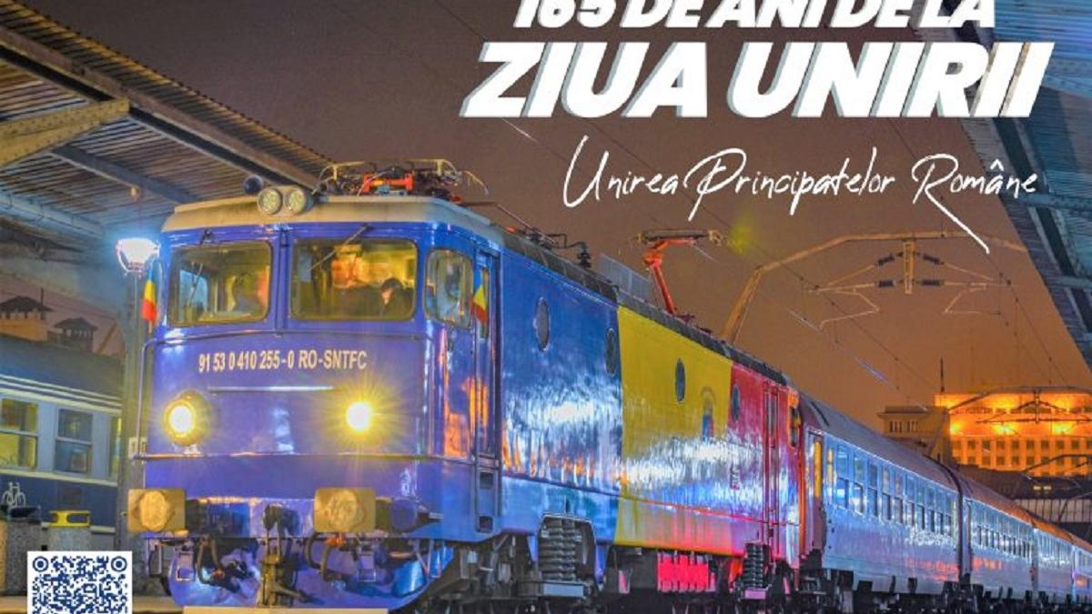 De Ziua Unirii Principatelor Române, „Trenul Unirii” va face legătura între București și Iași