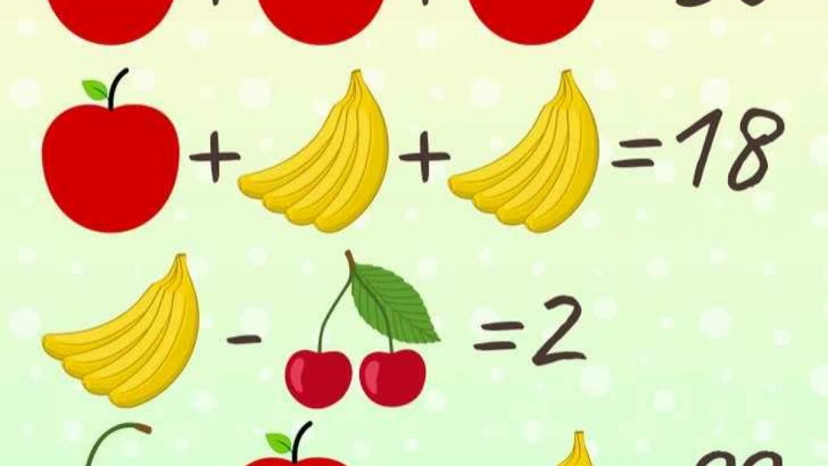 Test de inteligență. Rezolvă ecuația matematică în 15 secunde