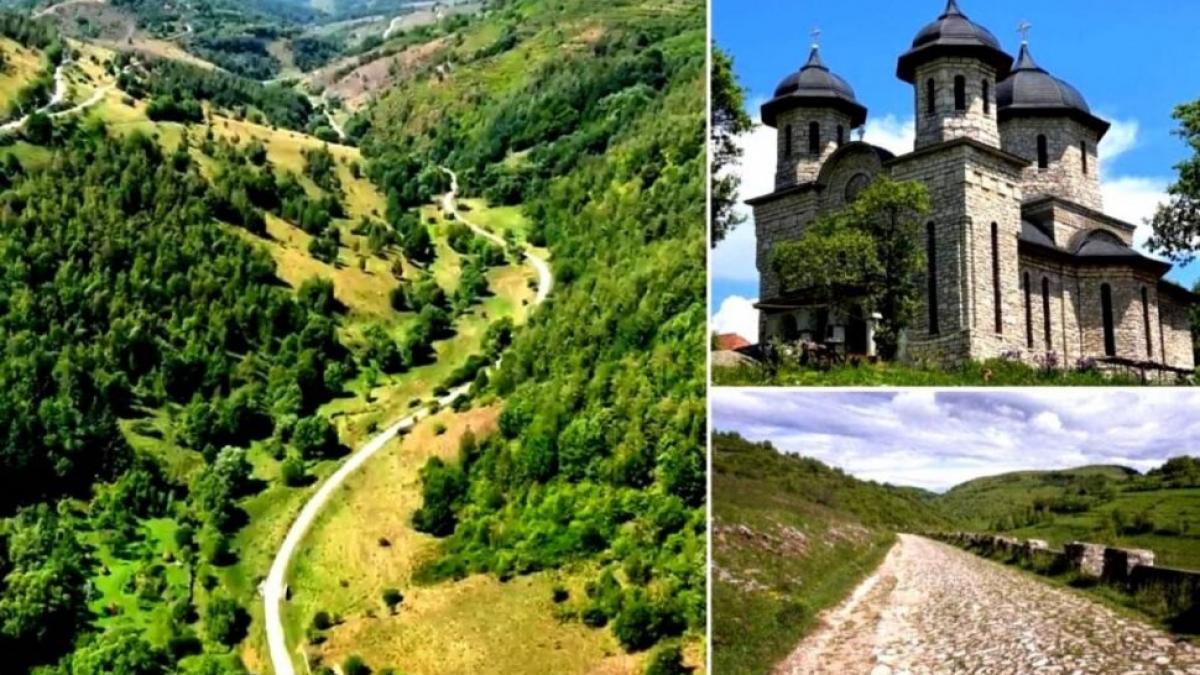 Drumul unic în lume, aflat într-o localitate din vestul României
