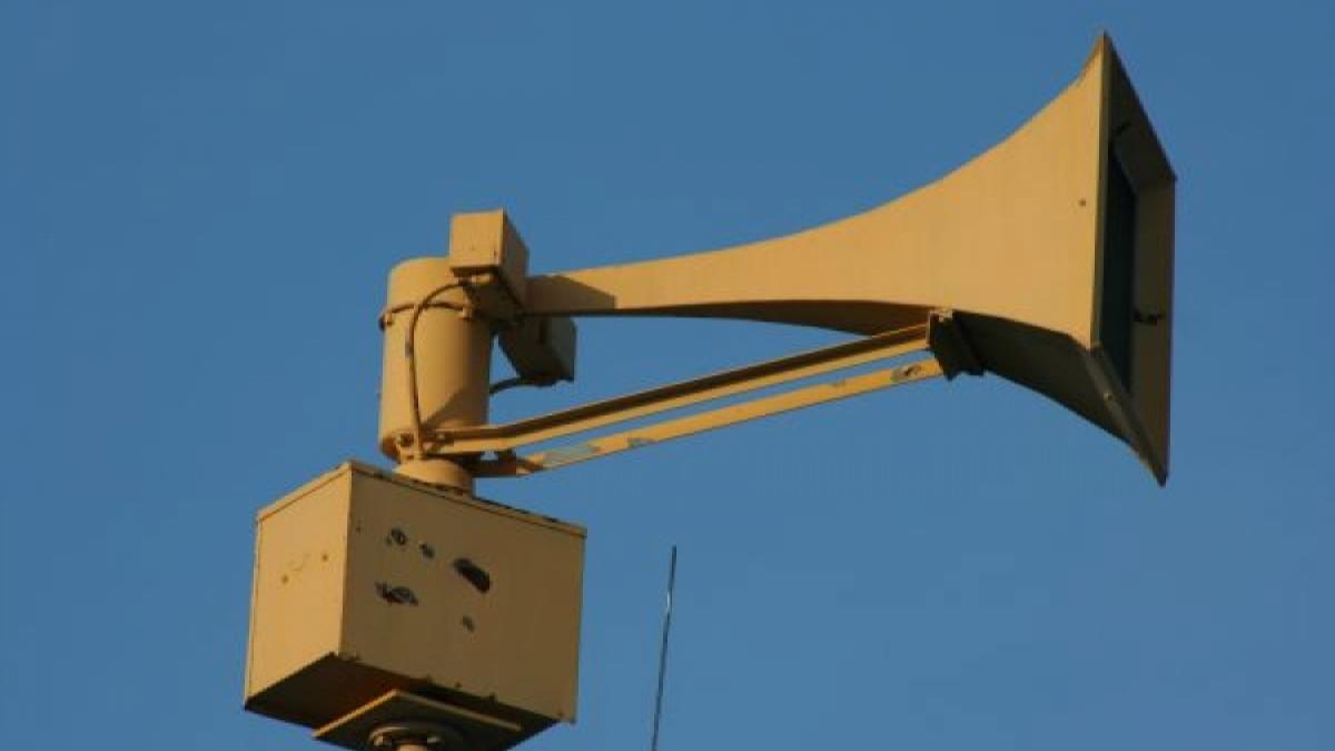 Exercițiu de alarmare publică. Sirenele vor suna din nou în toată țara 