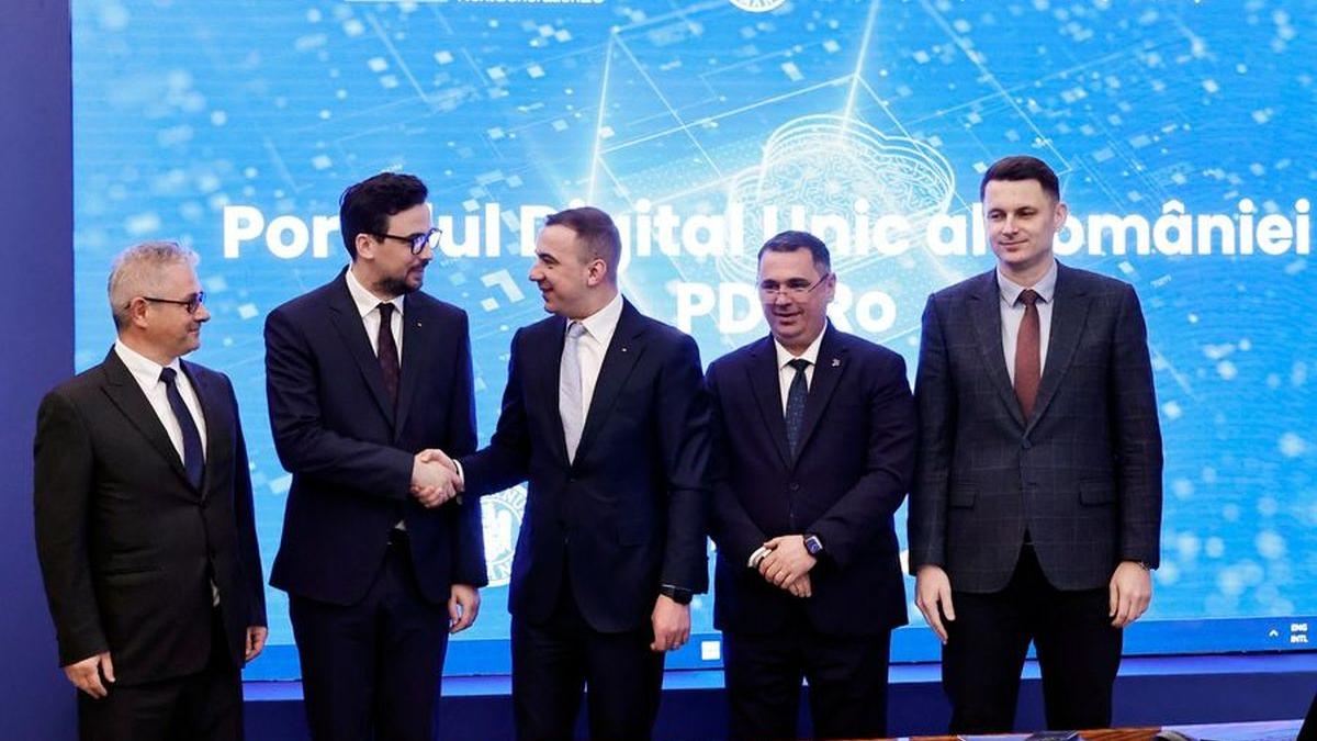 A fost semnat contractul pentru implementarea Portalului Digital Unic