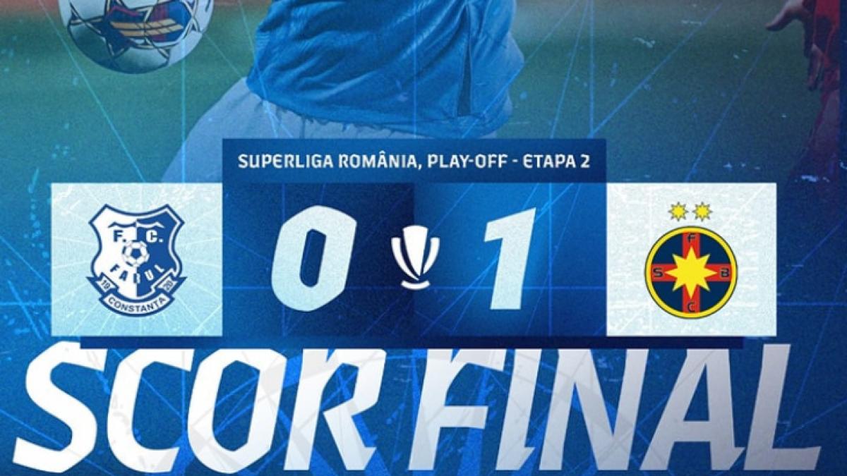 Farul Constanța-FCSB, 0-1, în play-off-ul Superligii