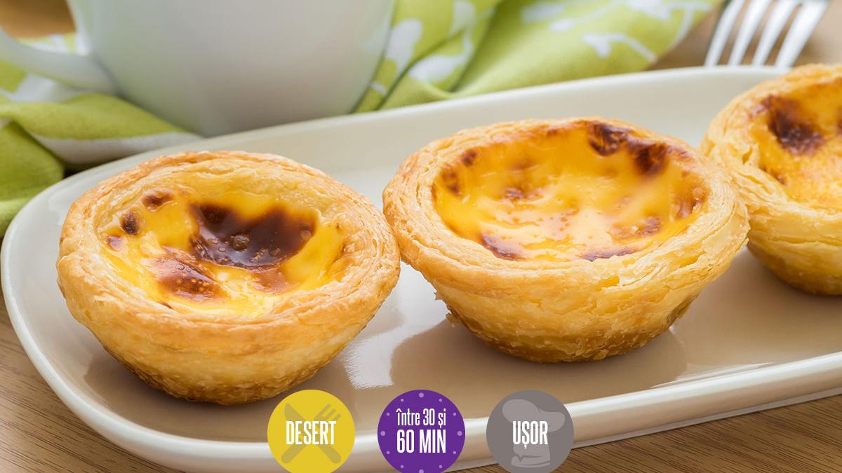Pastél de Belém: Portugalia într-o tartă