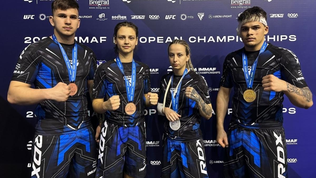 Aur, argint și bronz pentru România la Campionatele Europene de MMA